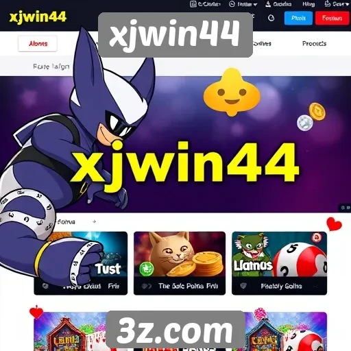 Experiência do usuário no site de jogos xjwin44